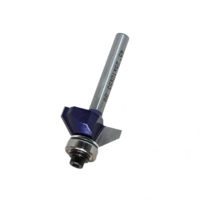 Фреза фасочная с подшипником 45° 25 x 10 х 55 S6 TRF2510556 Tapper